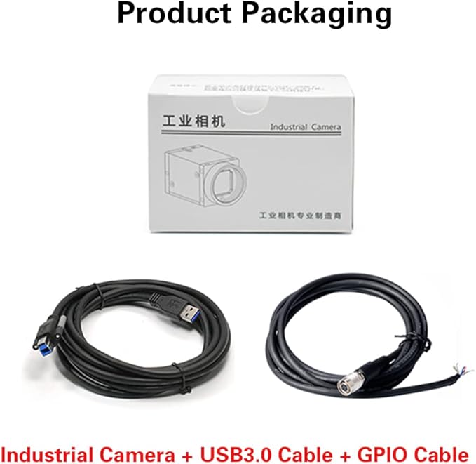 High Speed USB3.0 Mono 12MP 1 Industrial Camera Machine Vision Global Shutter C-Mouth SDK Area Scan Camera 4096X3072 28FPS