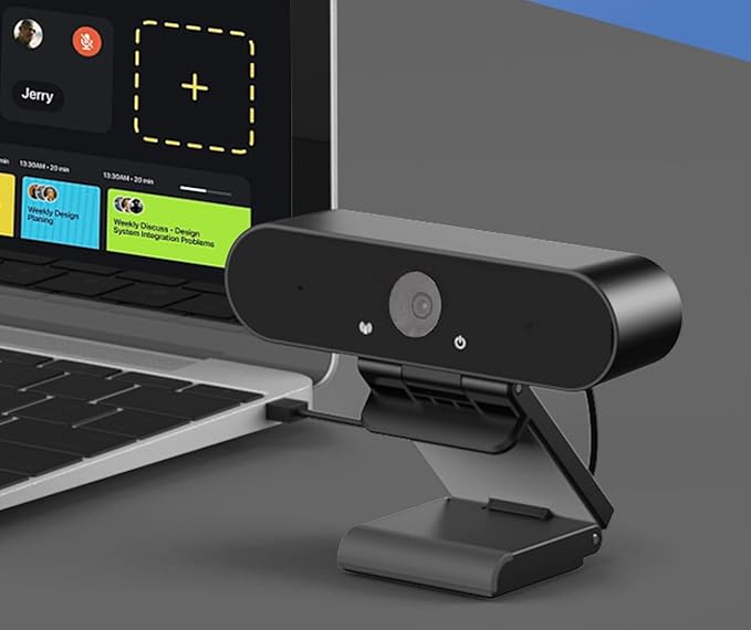 1080p Webcam with Microphone Webcam with Microphone USB Adapter Plug-and-Play Computer Camera for Online Calls Zoom/Teams/Facetime