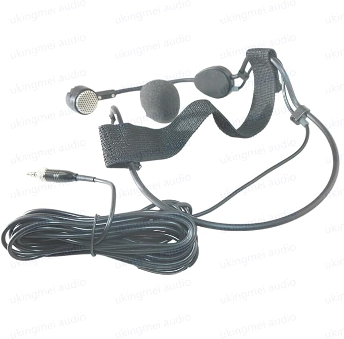 Headworn Dynamic Microphone 3.5MM Lock for Sennheiser Wireless Bodypack Transmitter Earhook Headset Mic for Musical Instrument