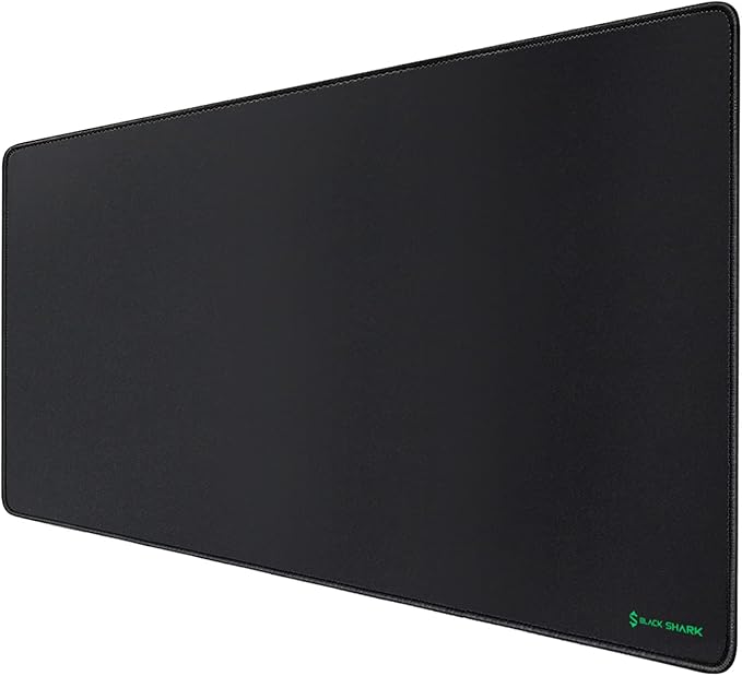 Black Shark Gaming Mouse Pad Desk Mat (35.4 × 15.8 × 0.15) Thick Extended Mousepad Non-Slip Spill-Resistant Mousepad with Special-Textured Surface Anti-Fray Stitched Edges Desk Pad Manta P3