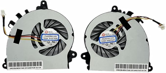 Laptop Parts Cooling Fan Cooler for MSI GS70 GS72 MS-1771 MS-1773 UX7 7G-700 Cooling Fan PAAD06015SL PAAD06015S(GPU Fan)