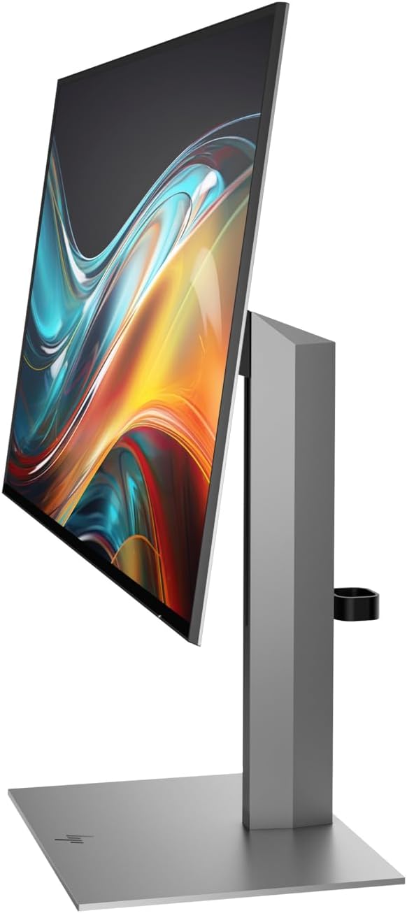 HP Series 7 Pro 24 FHD IPS Monitor with 5ms Response Time Anti-Glare Flicker Free 300 nits Brightness VESA Mount (100mm) Displayport HDMI &amp Dockztorm USB Port Expander Black/Silver