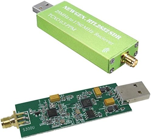 USB Adapter RTL-SDR RTL2832U + R820T2+ 1Ppm TCXO TV Tuner Stick Receiver Green 158888
