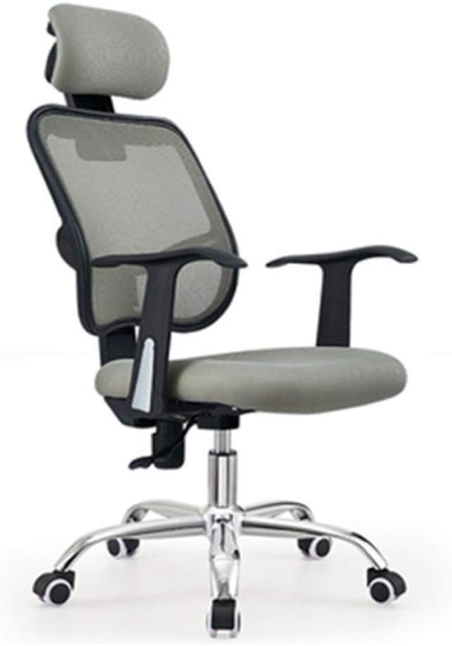 Office Chair Gaming Chair Computer Chair Mesh Computer Chairs and Lightweight and Breathable Office Chairs (Color : Argento)