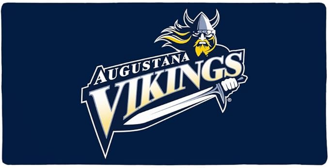 Augustana University Vikings Primary Logo Large Gaming Mouse Pad Desk Mat with Stitched Edges Non-Slip Base for Gamer Home and Office 31.5 x 15.7