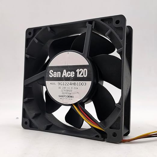 Sanyo 9G1224HB1D03 12038 12cm 24V 0.22A 3 line Detection Cooling Fan Shrandi