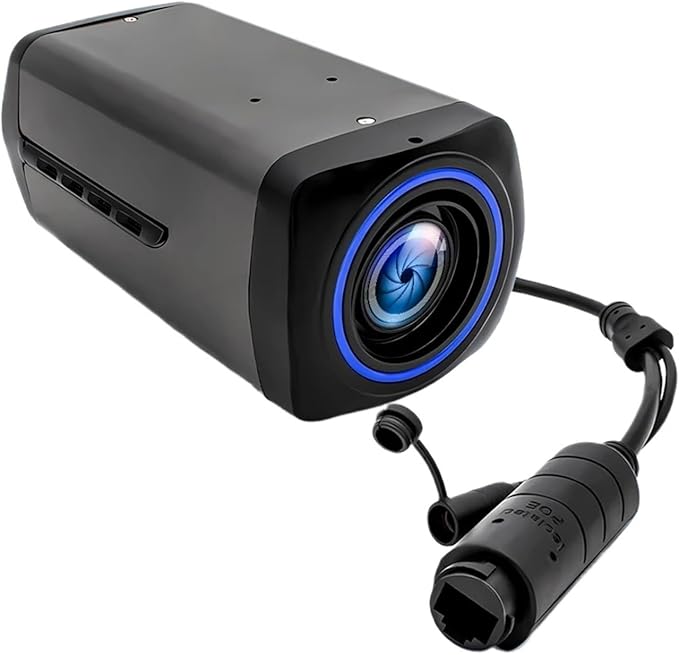 4K 36X Zoom Camera Auto H265 Webcam Control Motorized 5MP High Speed 30FPS Network Camera for Live Streaming
