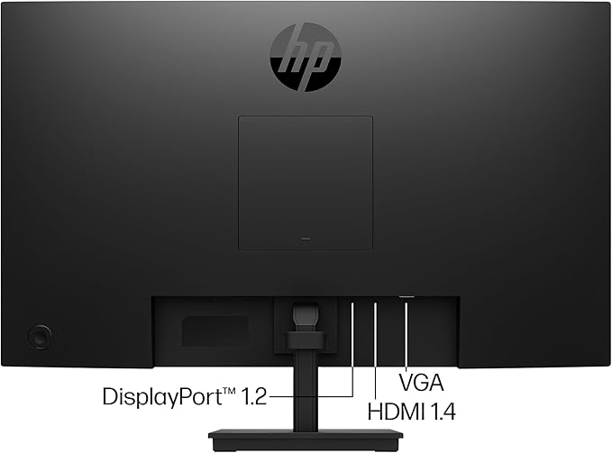 HP V27i G5 27 Inch Full HD Desktop PC Monitor 75Hz AMD FreeSync Low Blue Light Mode Anti-Glare VESA Mountable Tilt Adjustment HDMI VGA DisplayPort Laptop Computer Display Black (Renewed)