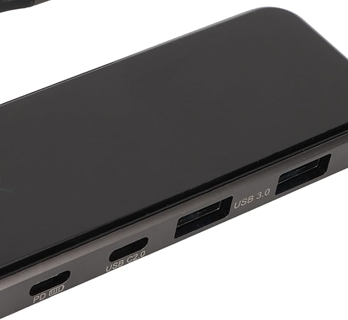 8 in 1 USB C Hub 4K HDMI PD Charging Adapter with 3 USB 3.0 SD/TF Card Reader for Laptop Phone Tablet