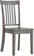 Adjustable Office Computer Chair with Armrest 1pcs Light Grey Wooden Spindle Back Kitchen Dining Chair Home Furniture