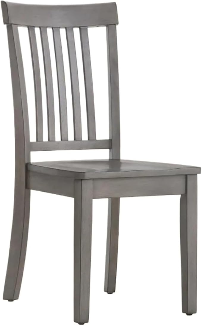 Adjustable Office Computer Chair with Armrest 1pcs Light Grey Wooden Spindle Back Kitchen Dining Chair Home Furniture