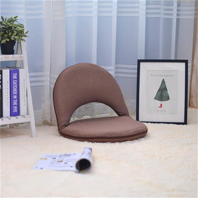 Office Chair Gaming Chair Computer Chair Padded Floor Chair with Adjustable Backrest Living Room Furniture Leisure Chair for Meditation Tv Watching