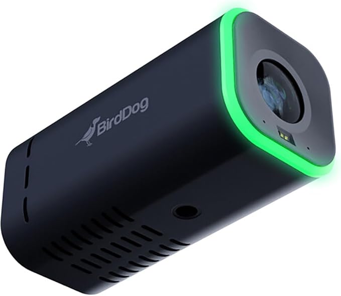 BirdDog Maki Live 8.2MP 4K UltraHD NDI|HX3 Battery Powered Live Streaming 3X Box Camera Black
