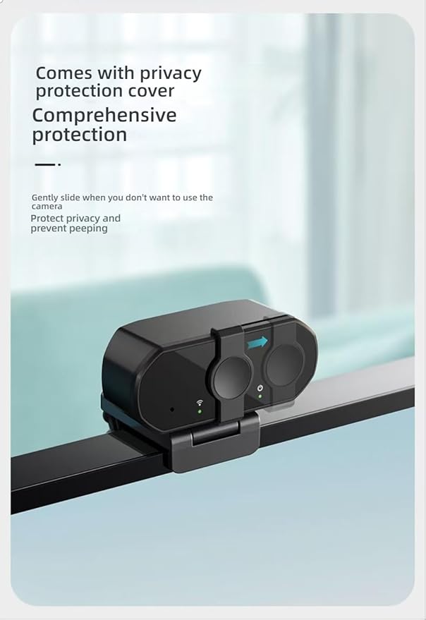 HD Webcam 1080P/2K/4K with Multiple Mounting Options - USB Computer Camera for Desktop Laptop Gaming Plug and Play Facial Recognition Video Conferencing