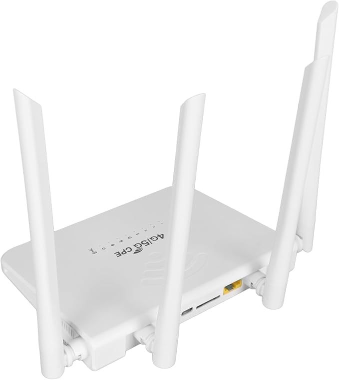 4G LTE Wireless Router 300Mbps Mobile WiFi Hotspot with 4 5dBi Antennas SIM Card Slot for Asia (US Plug)