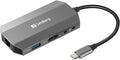 Sandberg USB-C 6-in1 Travel Dock USB-C 6-in1 Travel Dock 136-33 (USB-C 6-in1 Travel Dock Wired USB 3.0 (3.1 Gen 1) Type-C 100 W 101001000 Mbit/s Grey MMCMicroSD)