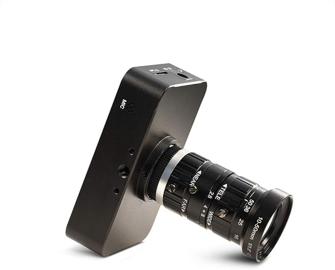 MOKOSE 4K HDMI Industry Camera C/CS-Mount Teaching Webcam with 10-50MM Telephoto Zoom Manual Lens