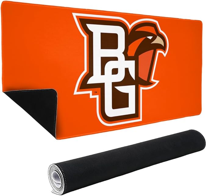 Bowling Green Primary Logo Large Gaming Mouse Pad Desk Mat with Stitched Edges Non-Slip Base for Gamer Home and Office 31.5 x 15.7