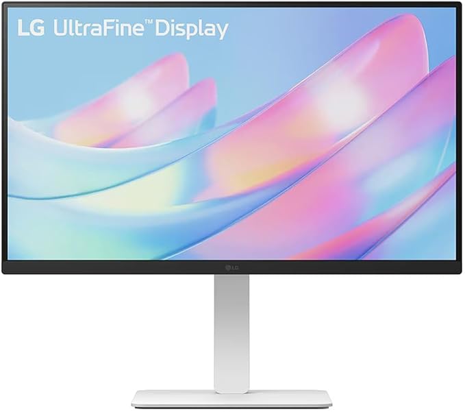 LG 27US550-W 27 4K 3840x2160 UHD Ultrafine HDR10 IPS Borderless Design PC Monitor Bundle with Elite Suite 18 2X HDMI Cable and Deco Gear CPS Exclusive 26 Month Protection Pack (BEACH-CPS-26M500)