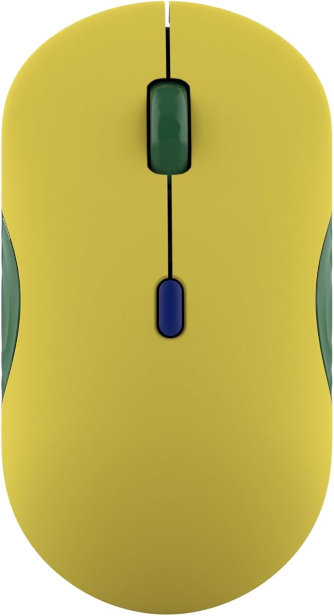Lenovo 350 Bluetooth Silent Mouse (Fan Edition) Wireless Ergonomic Ambidextrous Design Bluetooth 5.3 Adjustable DPI up to 2400 36 Month Battery Life Recycled Materials Brazil Flag