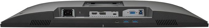 ViewSonic VG2451 24 Inch IPS 1080p Ergonomic Monitor with Full Adjustability 100Hz 4-Port USB Hub HDMI DisplayPort and USB C Inputs for Home and Office