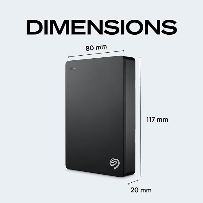 Seagate Portable 5TB External Hard Drive HDD – USB 3.0 for PC Mac PS4 &amp Xbox - 1-Year Rescue Service (STGX5000400) Black