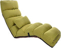 ELEFOCUS Folding Sofa Chair Removable and Washable Lazy Sofa Multifunctional Adjustment Ergonomics Floor Chair(Green)
