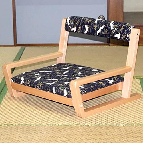 BTZHY Floor Chair Folding Tatami Chair Portable Japanese Legless Chair for Bay Window Reading Gaming Living Room Chair Floor Seat