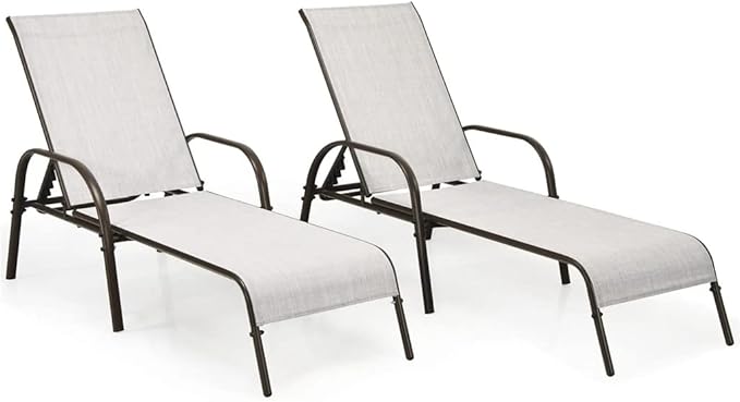 Office Chair Gaming Chair Computer Chair Recliner Chair Adjustable Recliner Armrest Grey
