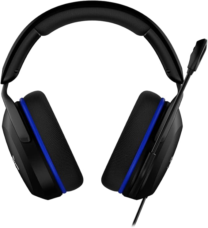 HyperX Cloud Stinger 2 Core - Gaming Headset for Playstation Lightweight Over-Ear Headset with mic Swivel-to-Mute Function 40mm Drivers - Black