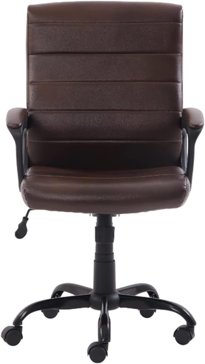 Office Chair Gaming Chair Computer Chair Black Office Chairs are Comfortable with Its Padded Armrest Ergonomically Placed