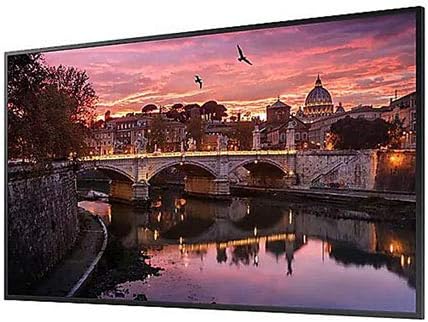 SAMSUNG QB43R 43 inch 4K UHD 3840x2160 LED Commercial Signage Display for Business with HDMI Wi-Fi and 3-Year Warranty 350 nit (LH43QBREBGCXZA)