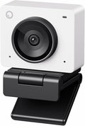 OBSBOT Meet 2-4K Webcam for PC with 1/2 Sensor AI Framing &amp Autofocus Beauty Mode Lightweight Gesture Control HDR Dual Microphone 60 FPS Web Cam for Streaming Meeting Gaming. (Cloud Whi