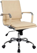 Office Chair Ergonomic Chair Computer Chair PU Gaming Chair Office Chair Conference Chair Gaming Work Chair Backrest Swivel Chair Chair (Color : Brown) Needed