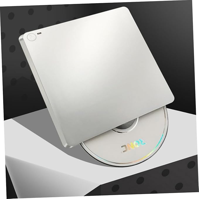 ARTIBETTER Type-c External DVD Burner Slim Portable DVD for Use Lightweight Suction Design Compatible with Windows and