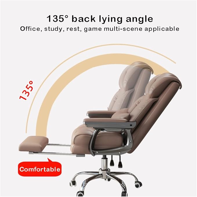 Gaming chair  Computer Chairs for Adults Gaming Chair Ergonomic Office Desk Chair Accent Chairs High Back Chair Lift Chair Student Chair Metal Armchair for Bedroom Living Room ( Color : Gray With F