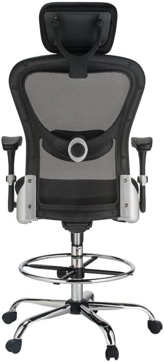 Maykoosh Drafting Chair - Adjustable Mesh Rolling Chair with Lumbar Support - Gaming &amp Office Chair - 250 lbs Capacity