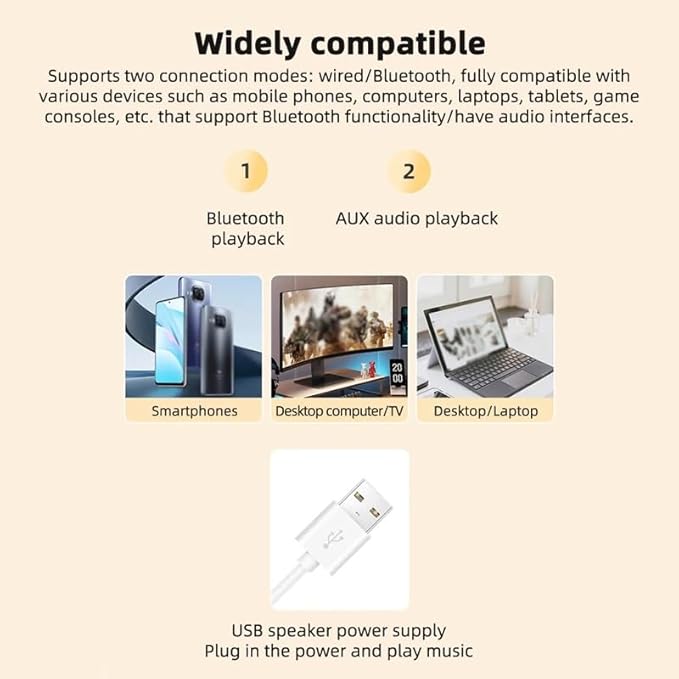 Speaker Computer Home Stereo Mini for PC Laptop Mobile