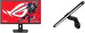 Bundle of ASUS ROG Strix 32” 4K HDR Gaming Monitor XG32UCG 3840x2160 Dual Mode 0.3ms USB-C G-SYNC + ASUS ROG Aura Monitor Light Bar ALB01 - Asymmetrical Lighting bar 3 Modes RGB Lighting USB-C