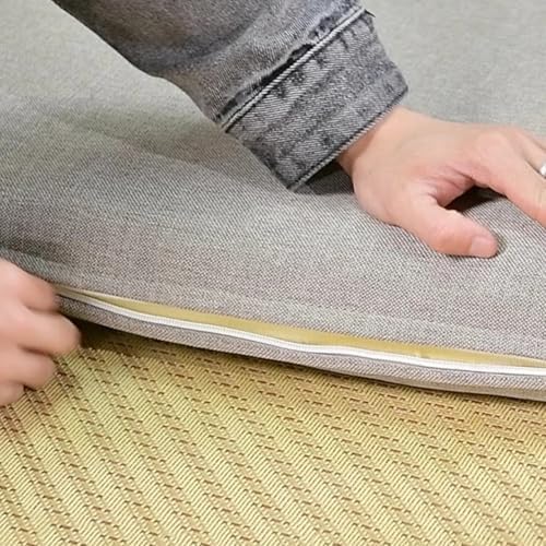 Floor Chair Indoor Adjustable Floor ChairSolid Wood Tatami Floor Mat Seats Japanese Legless Tea Chairs with Armrests and Backrest Portable Floor Chair Lazy Sofa for Bay Windows Meditation Chairs
