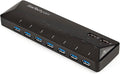 StarTech.com 9 Port USB 3.0 Hub - 7 x USB-A 2 x USB-A Fast Charge Ports - Multi Port Powered USB Charging Station (ST93007U2C)