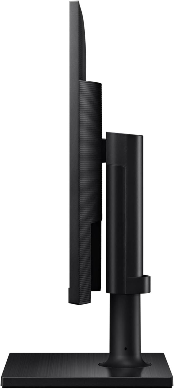 SAMSUNG FT45 Series 24-Inch FHD 1080p Computer Monitor 75Hz IPS Panel HDMI DisplayPort USB Hub Height Adjustable Stand 3 Yr WRNTY (LF24T454FQNXGO)Black