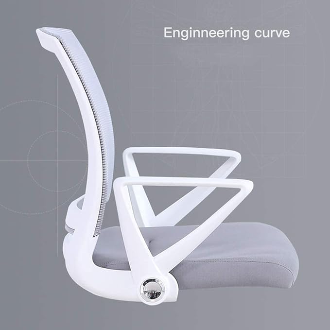 Chair Gaming Chair Ergonomic Mesh Chair Office Chair Computer Chair Lift Swivel Chair Office Chair Backrest Game Chair (Color : Gray)