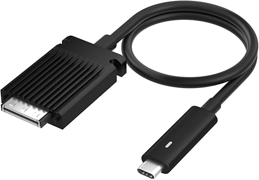 (5 - Pack) USB Type C to Trinity Cable 3V37X 5T73G Supports Thunderbolt-3 40 Gbps 4K Resolution at 60Hz Compatible with Docking Stations Dell TB15 TB16 and K16A