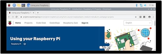 Waveshare Capacitive Touch Screen LCD 400*1280 Pixels Monitor HDMI Interface IPS Display Panel Support Raspberry Pi/Jetson Nano/PC/Windows 10/Raspbian/Ubuntu/Kali/WIN10 IoT/Retropie @TOP1 7.9inch