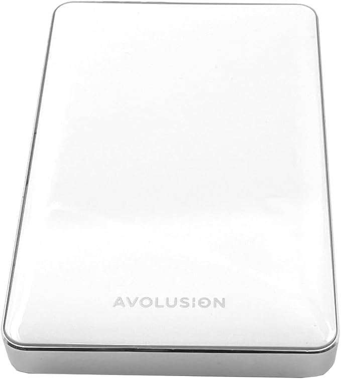 Avolusion T1 Series 1TB USB 3.0 Portable External Gaming Hard Drive (for Xbox One X S &amp Series X|S - Pre-Formatted) White