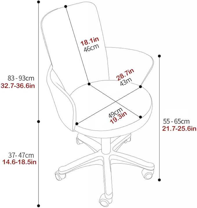 Gaming Chair Bedroom Accent Chairs Cute Computer Desk Chair Swivel Home Office Desk Chairs Liftable Kitchen Chairs Study Backrest Reading Desk Chair for Living Room Bedroom (Color : Gray B)