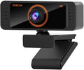 GIZNXBA Webcam 1080P with Microphone for PC/Laptop USB Computer Camera Plug &amp Play with 90° Wide-Angle Lens for Video Calls Live Streaming Gaming &amp Online Meetings