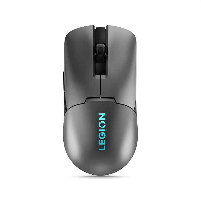 Lenovo Legion M600s RGB Wireless Gaming Mouse – 19000 DPI 6 Programmable Buttons 70 Hours Battery Life Tri-Mode Connectivity (2.4 GHz Bluetooth Wired) (Iron Grey)