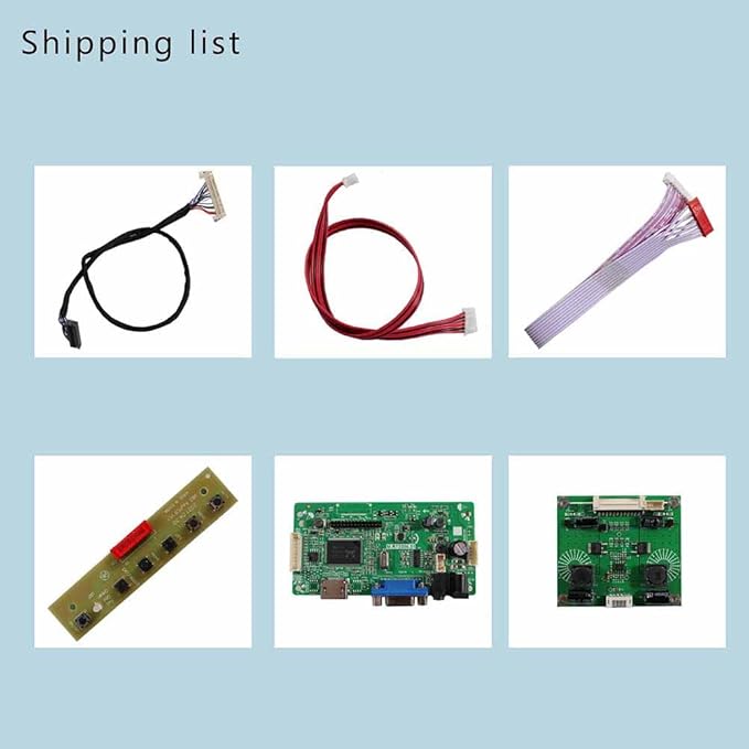 VGA Controller Board eDP for 27 inch 2560x1440 2K LM270WQ1 SDA1 SDA2 30 pin WLED LCD Screen